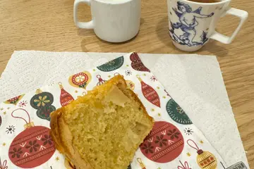 Homemade apple cake