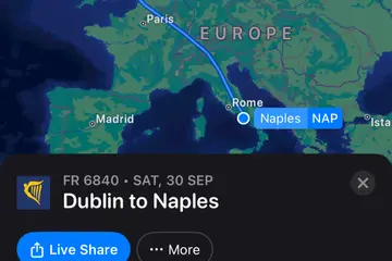 Naples: Overnight at the Airport